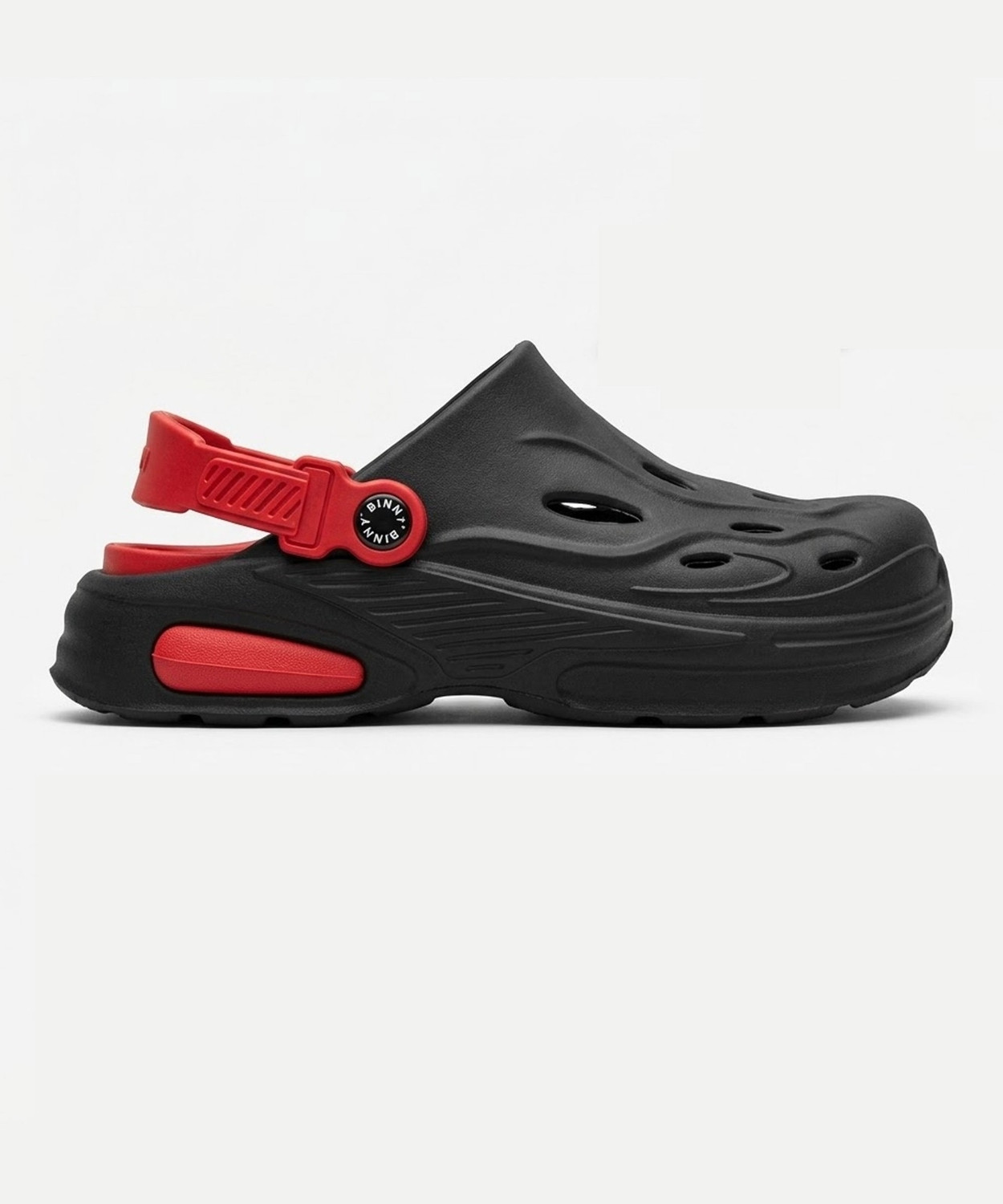 Binny Unisex Black Clogs - Image 6