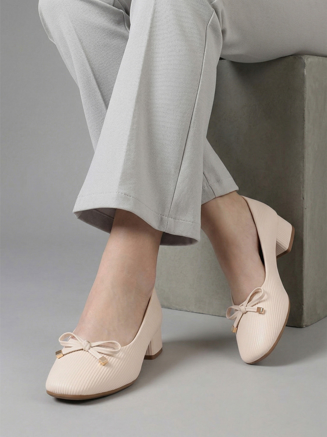 Image of STEFFY Women Heels Sandal (Off White , 5)