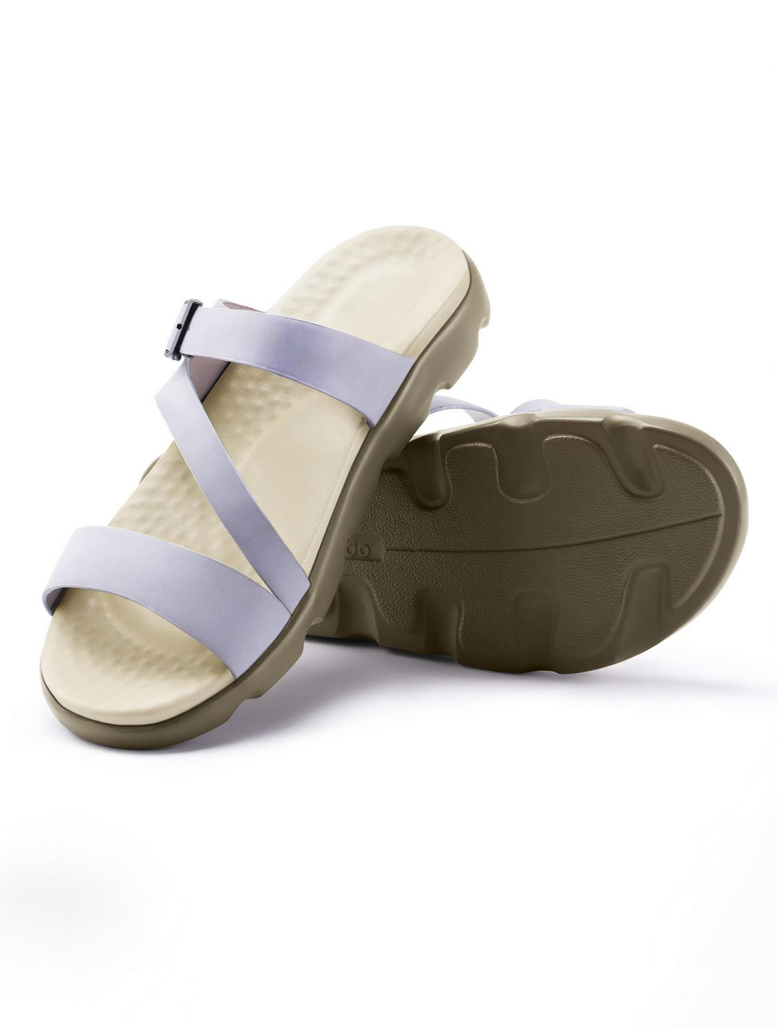 Image of Alina Footwear Women Flats Sandal (Purple , 7)