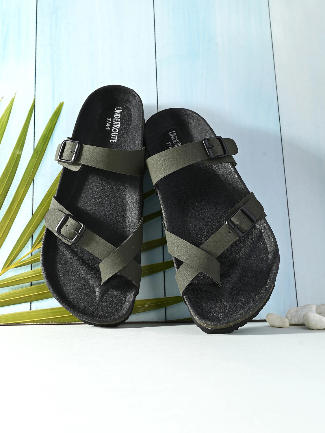 Image of Perfectum Men Casual Sandal (Beige , 8)