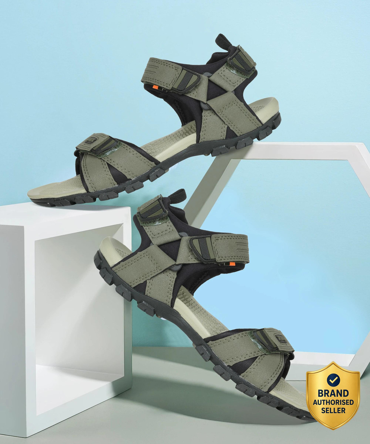 Image of Sparx Men Sandal (Olive , 10)
