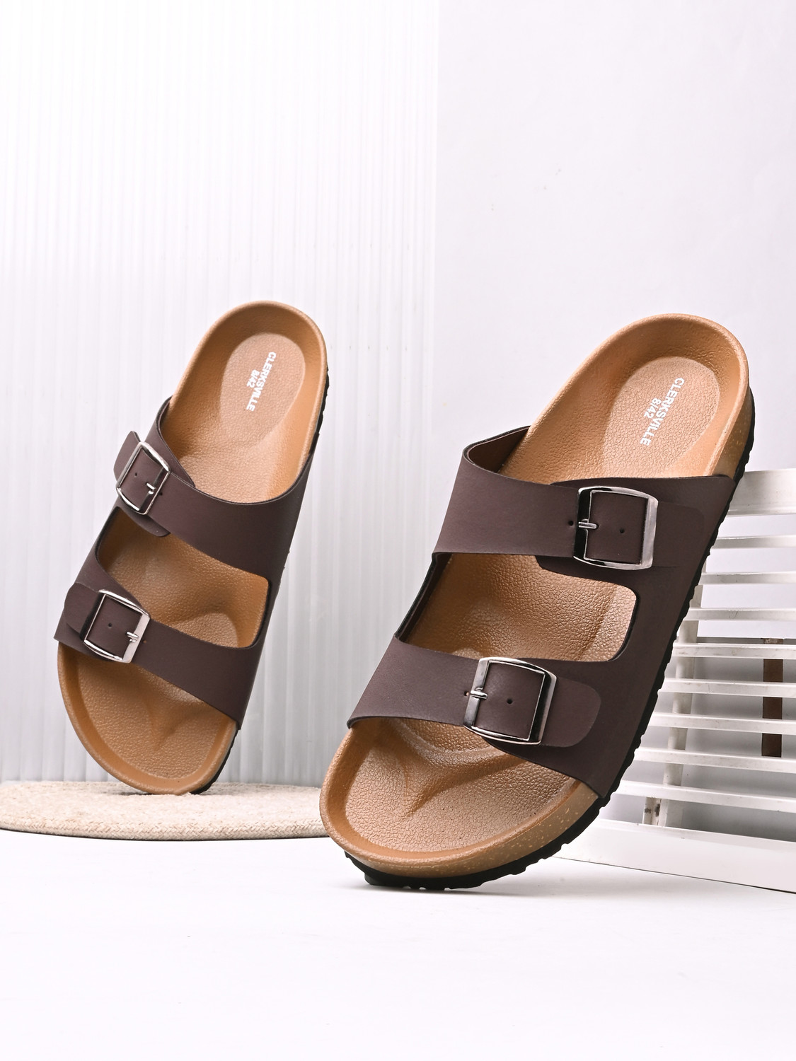 CLERKSVILLE Men's Berkin-Style Slip-On Sandals - Image 6