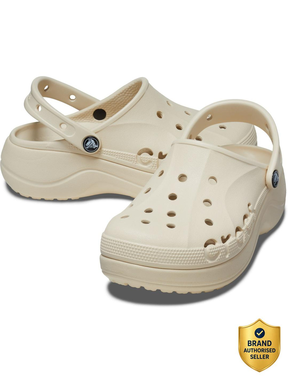 CROCS Women Baya Platform Clogs Sandal - Image 1