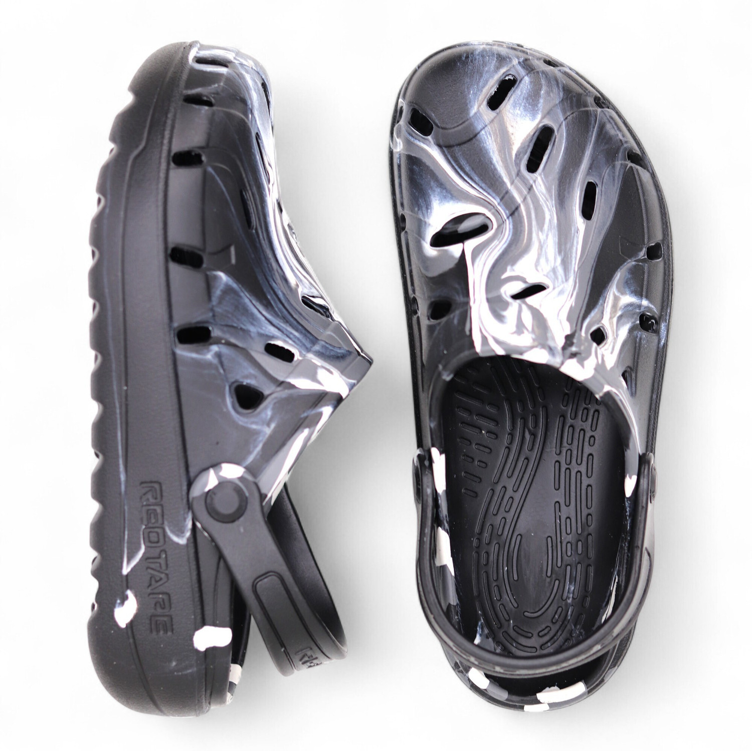Image of Doctor Health Super Soft Men Men Clogs Orthopedic | Super Soft, Anti Skid, Supportive Walking Footwear Clogs Sandal (Black , 6)