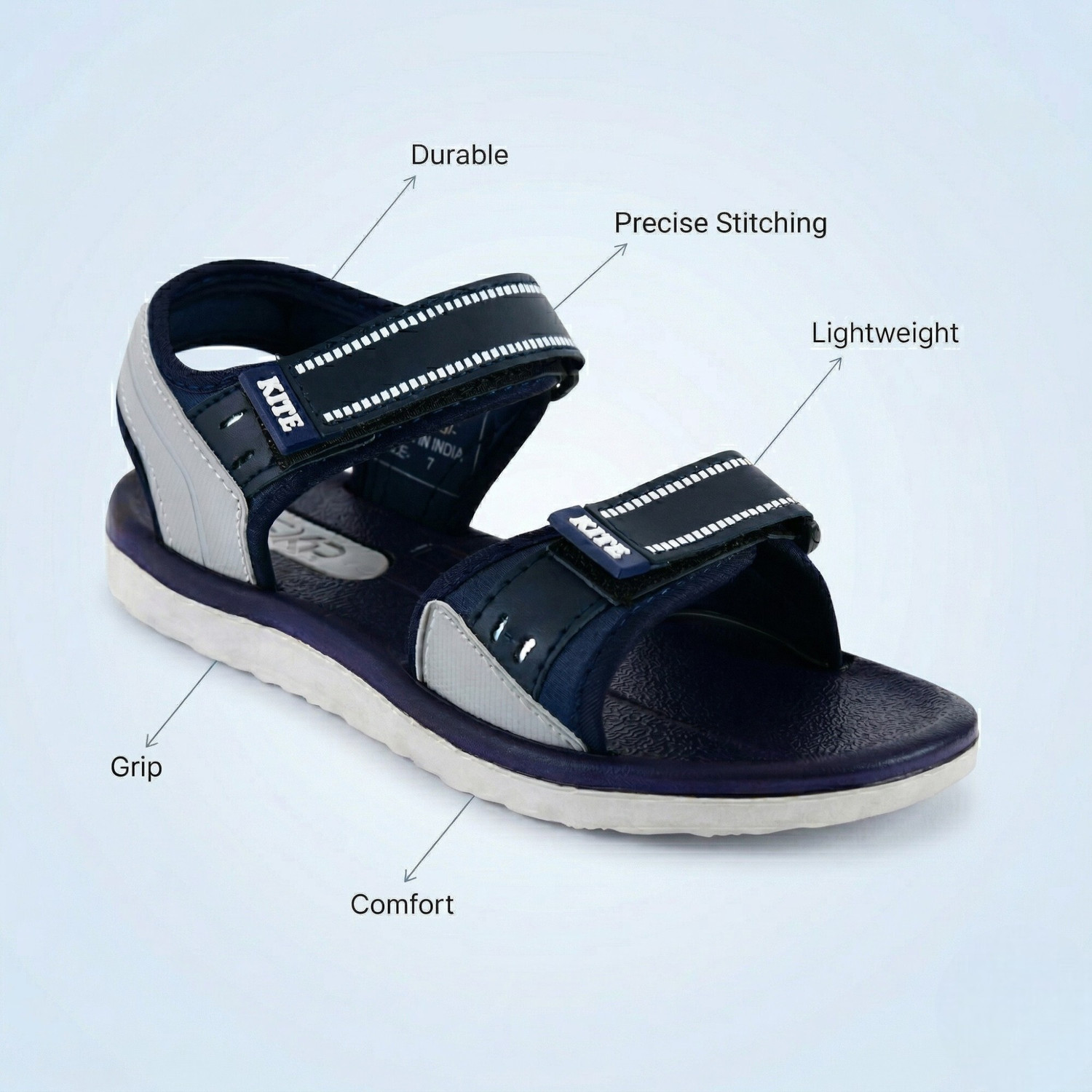 Image of Skyultra Men Casual Sandal (Navy , 7)