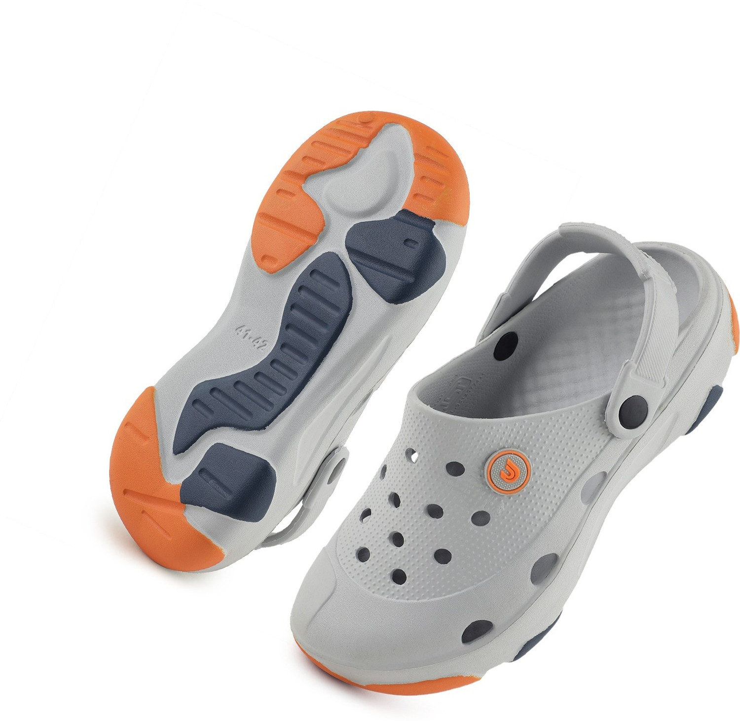 Image of EVOK Men Slippers (Grey , 10)