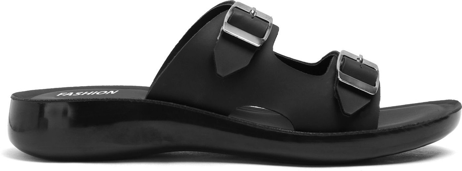 Image of LR Comfort Choice Women Stylish Soft Comfortable Lightweight Dailywear Casual Sandal (Black , 7)