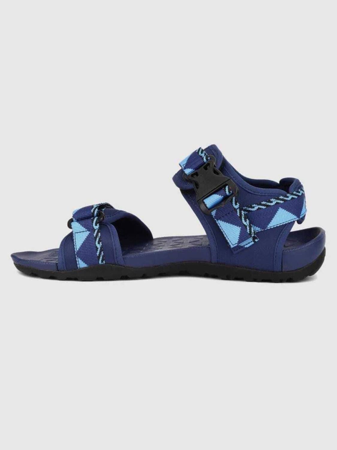 Image of ADIDAS ORIGINALS Men Sandal (Black, Blue , 11)