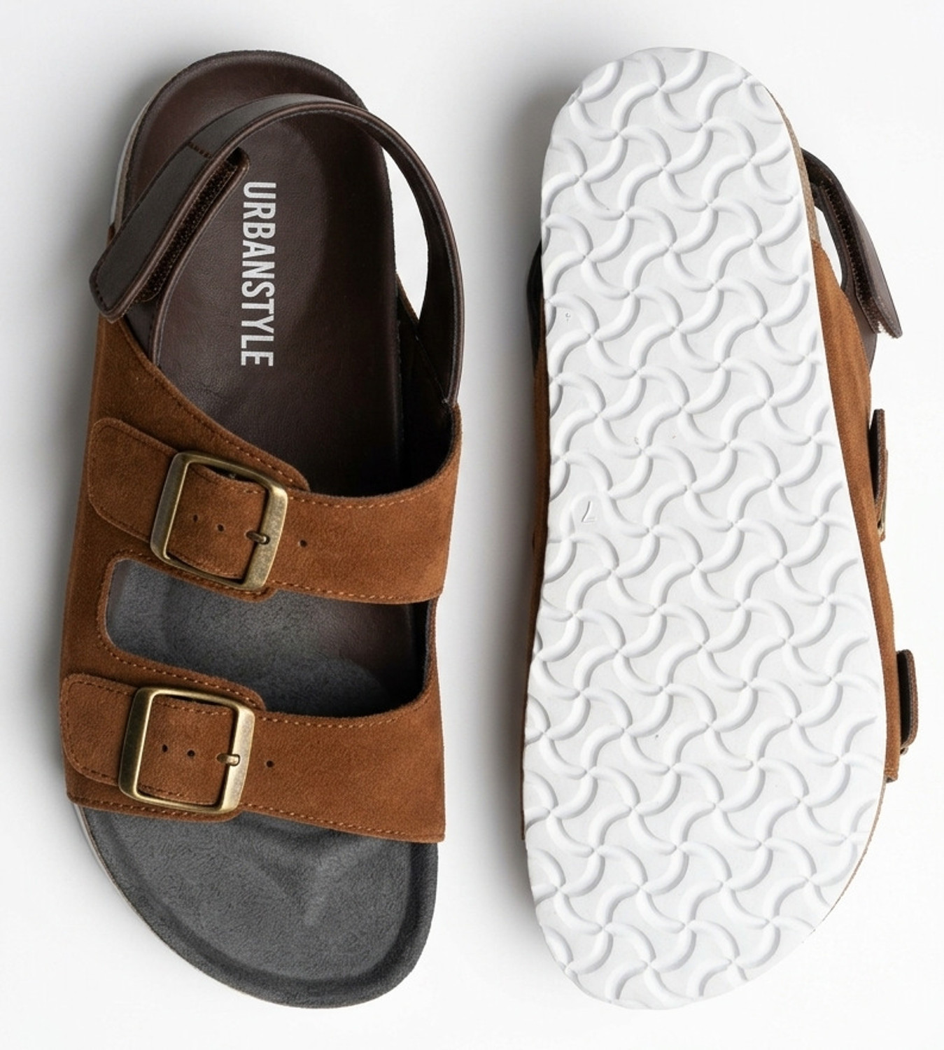 Image of URBANZSTYLE Men Casual Sandal (Tan , 8)