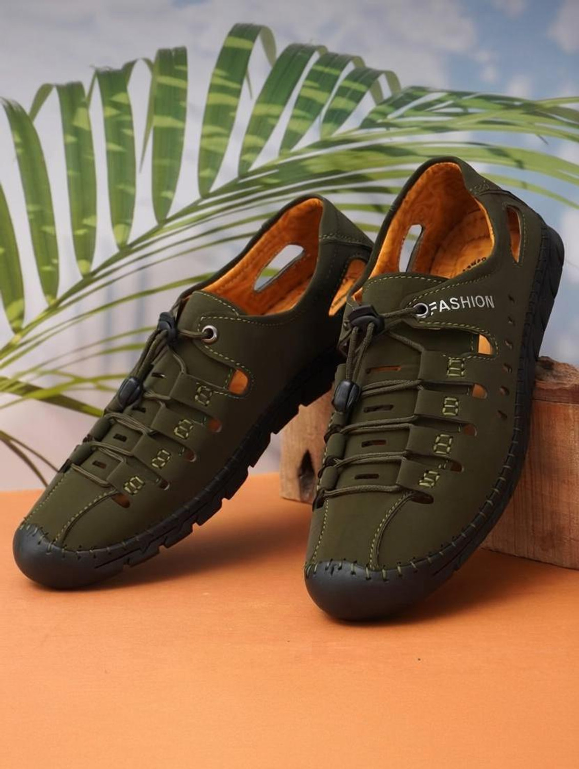 Image of Woodman Men Sandal (Olive , 9)