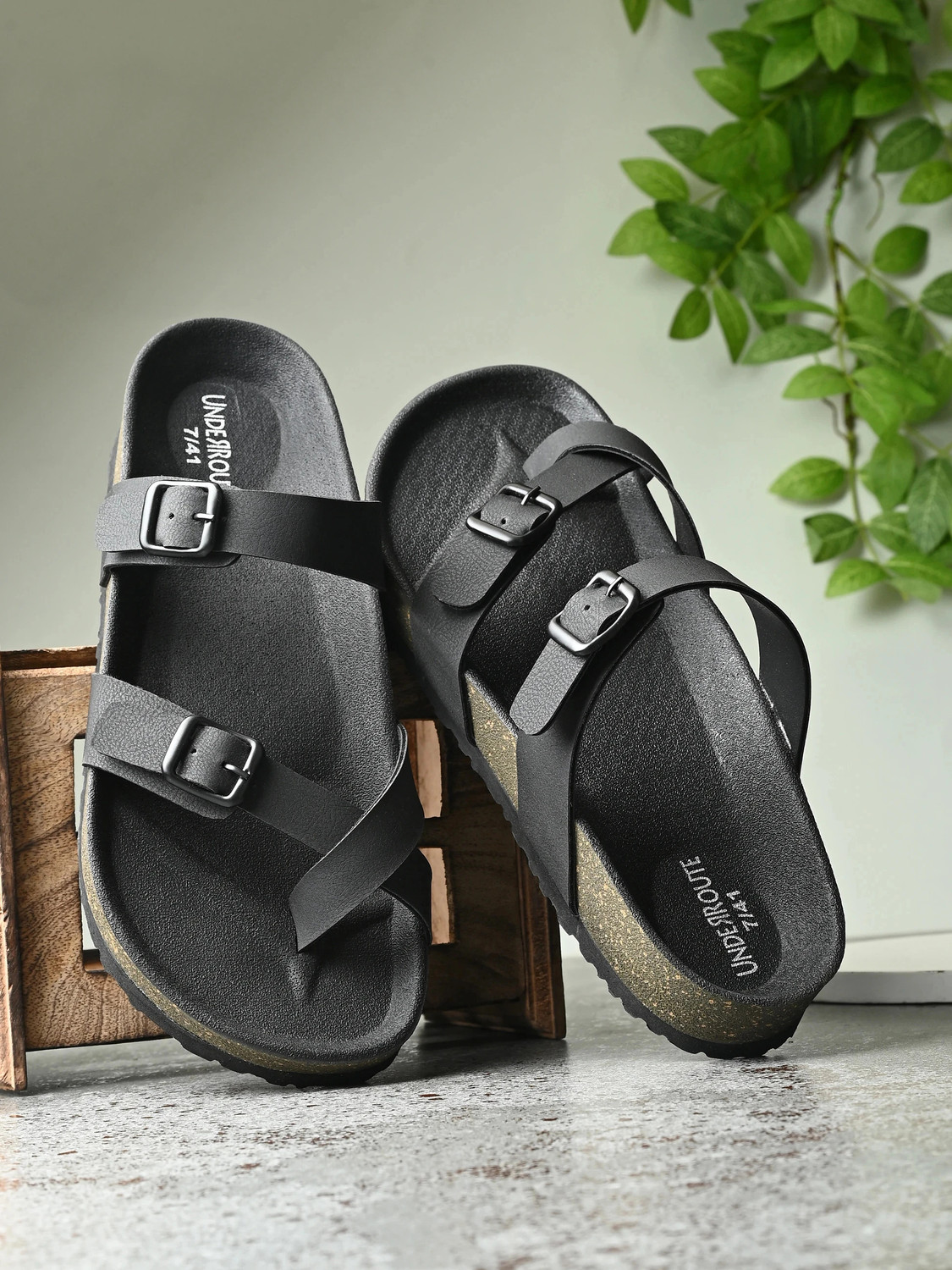 Image of Perfectum Men Casual Sandal (Beige , 8)