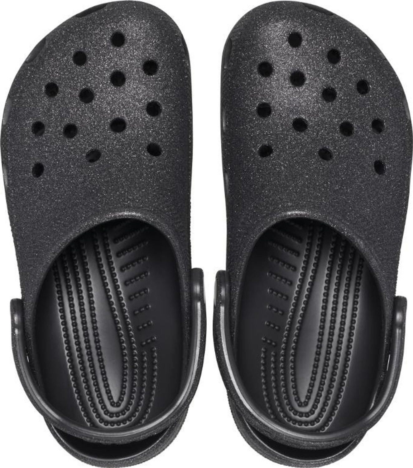 Image of CROCS Unisex Classic Glitter Casual Sandal (Black , 5 UK /India)