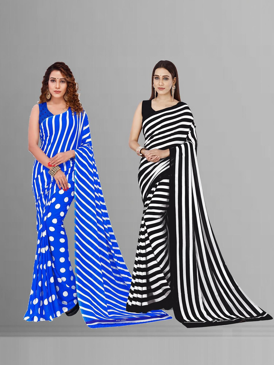 Image of Vasundhara Traders Embroidered Kasavu Cotton Blend Saree (Multicolor)