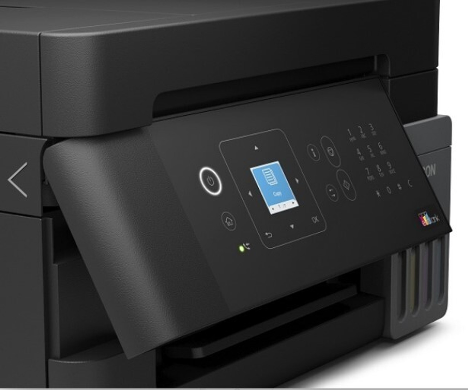 Image of Epson EcoTank L Series Epson EcoTank L5390 A4 Wi-Fi All-in-One Ink Tank Printer with ADF Scanner (Black)