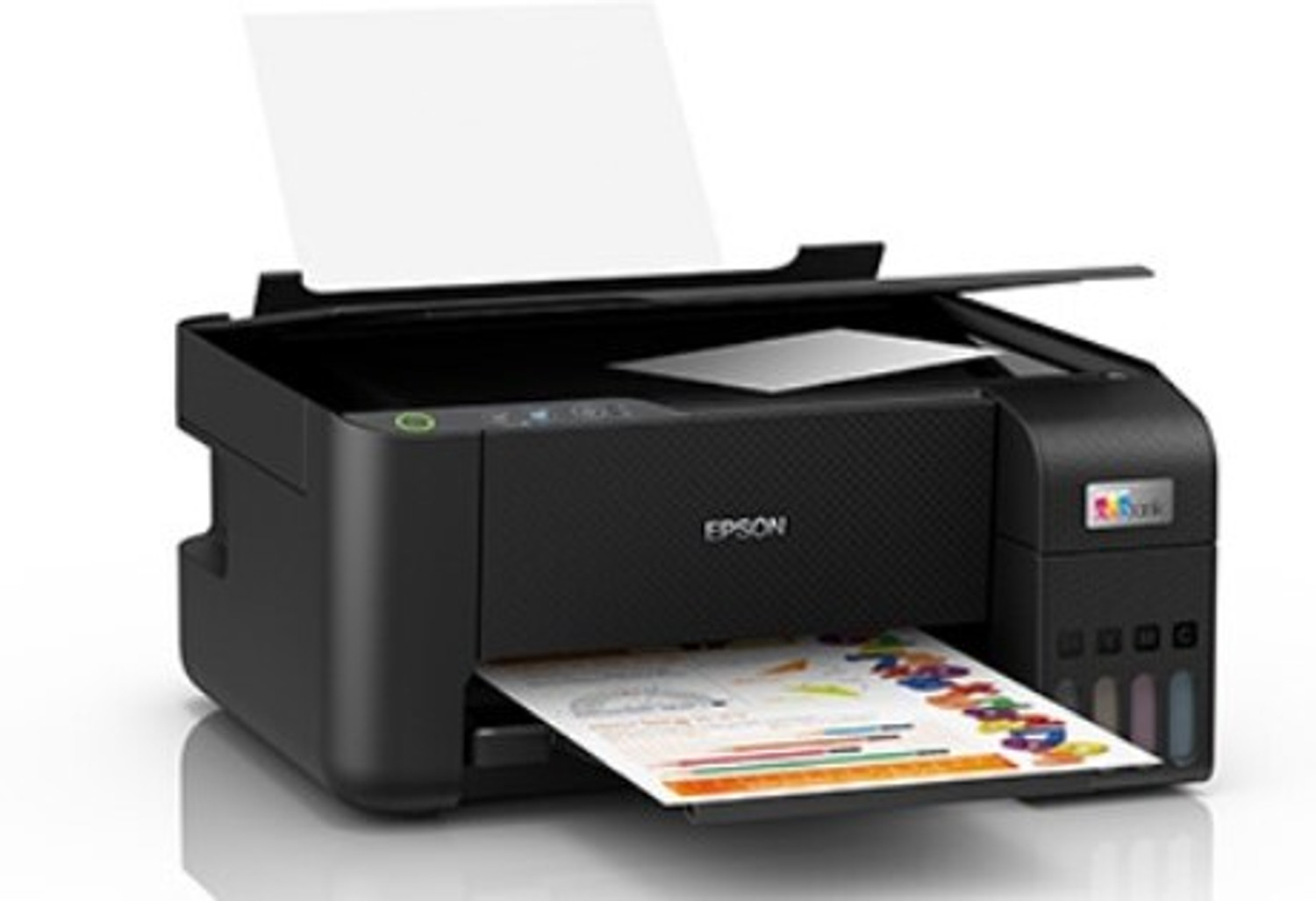 Image of Epson EcoTank L Series EcoTank L3110 Printer Scanner (Black)