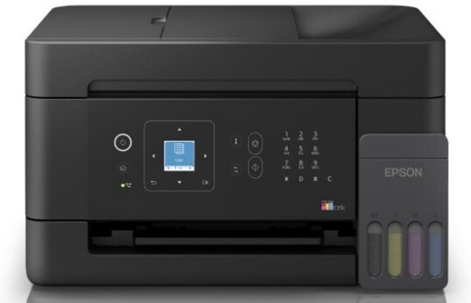 Image of Epson EcoTank L Series Epson EcoTank L5390 A4 Wi-Fi All-in-One Ink Tank Printer with ADF Scanner (Black)