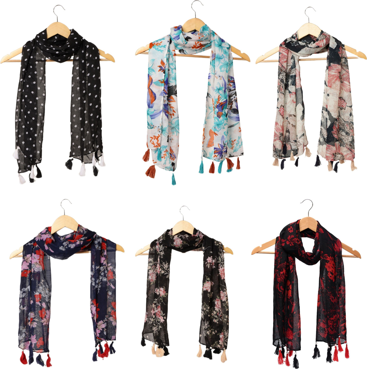 Image of mansicreation10 Chiffon Printed Blue Women Dupatta