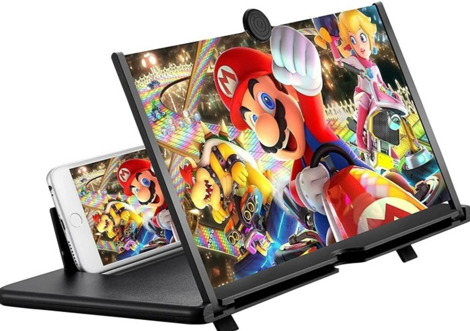 Image of Gribbtor 12 inch 3 times screen magnifier fresnel mirror HD vivoppox Screen Expander Phone