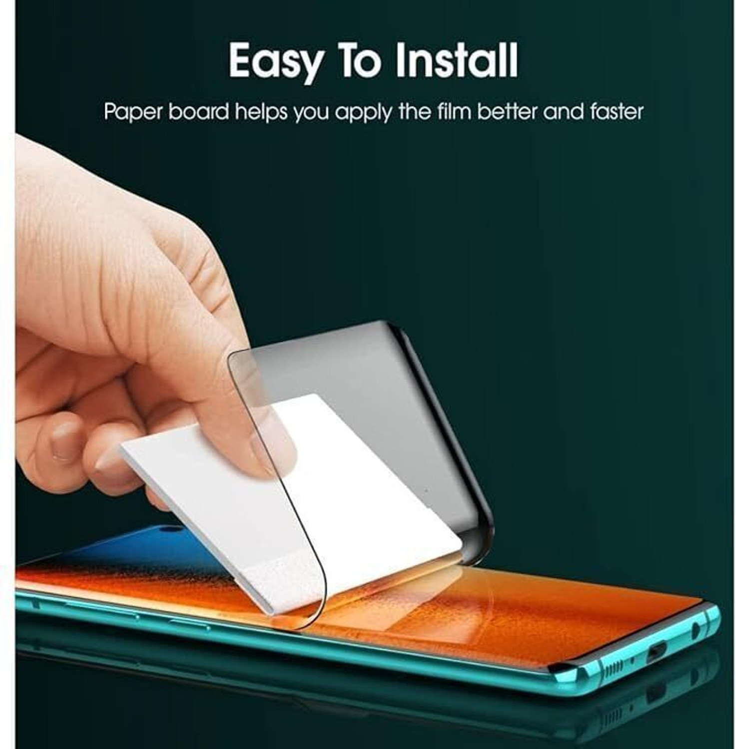 Image of SDH PROTECT Edge To Edge Screen Guard for IQOO Z10 5G, Self Healing Unbreakable Membrane Full Coverage with Easy Installation Kit-Clear (Not a Tempered Glass) (Pack of 1)