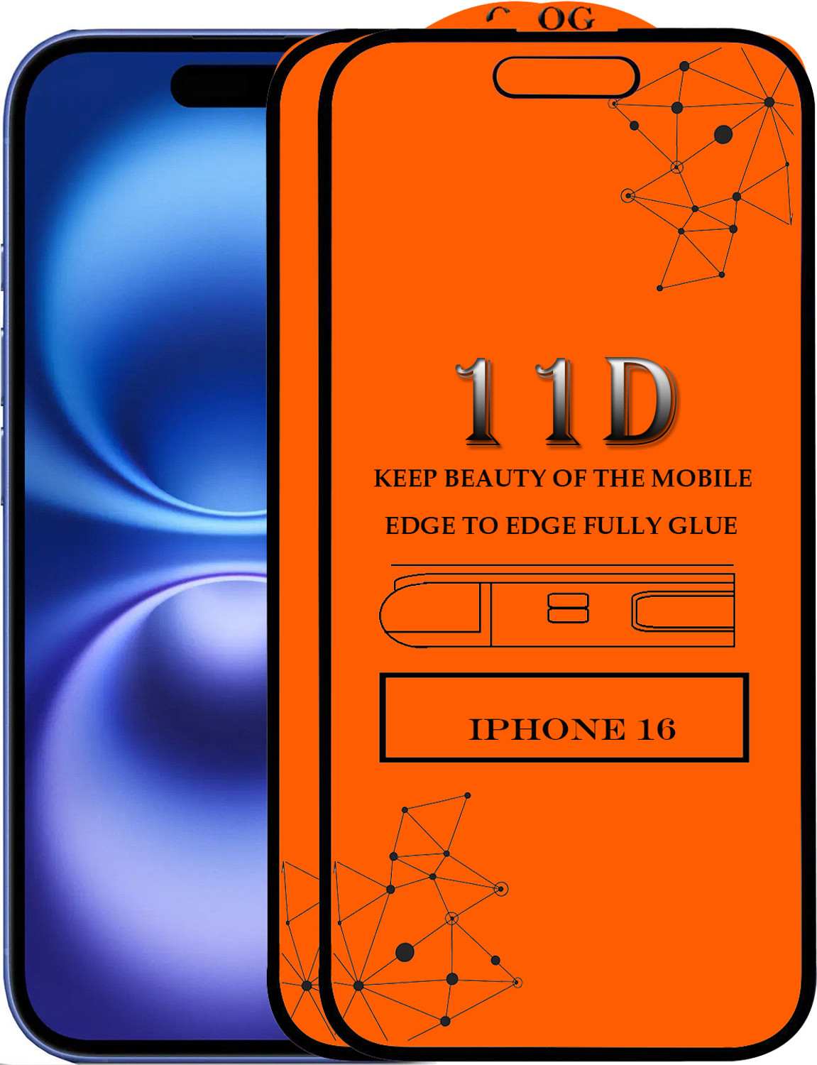 Image of tombik Front and Back Tempered Glass for 48po-vivo X200-fb (Pack of 2)