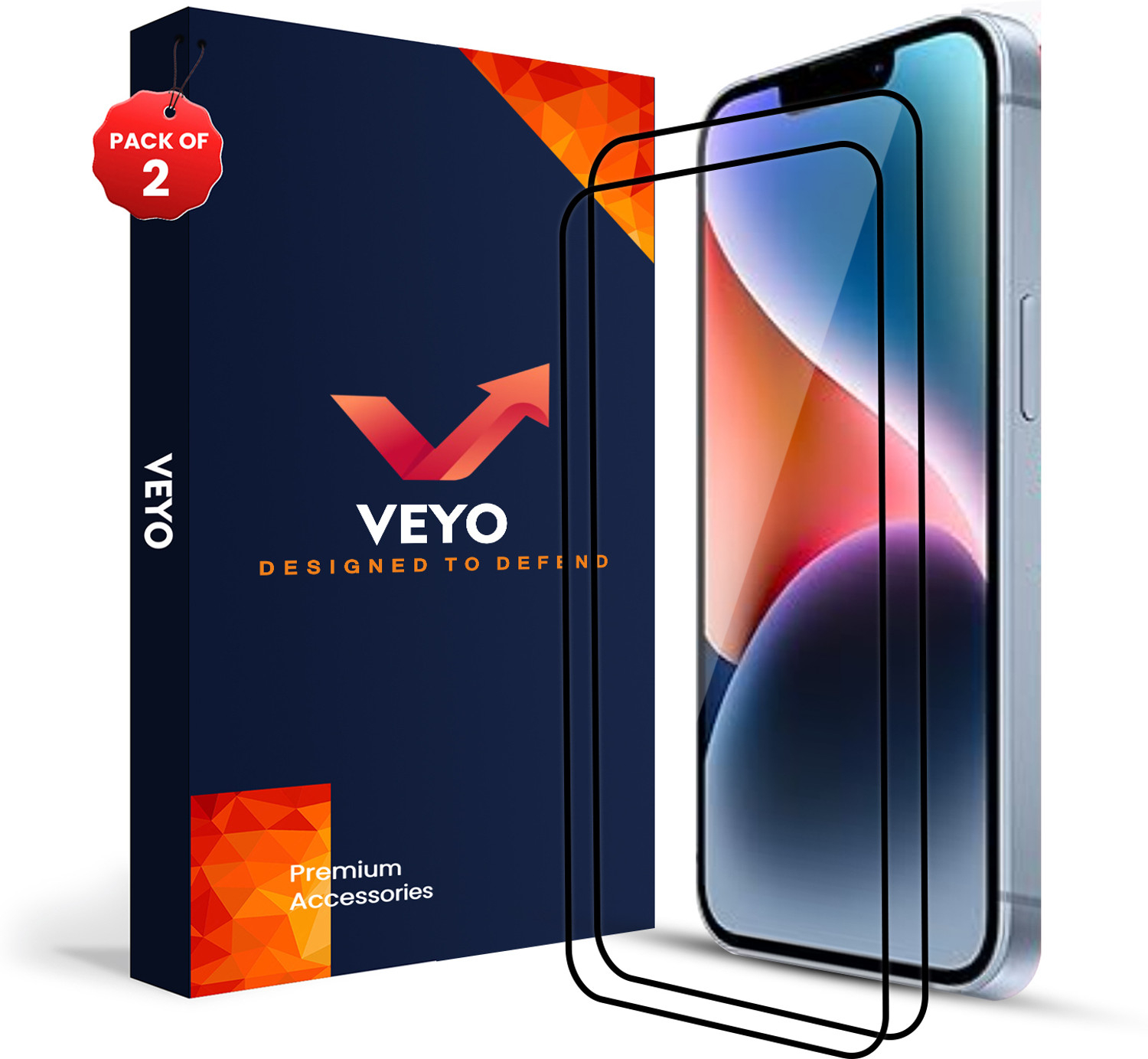 Image of PROACCS Edge To Edge Tempered Glass for OnePlus Nord N20 SE (Pack of 2)