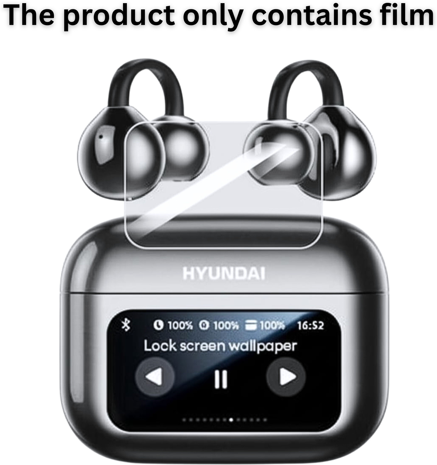 Image of Fitpro Q10 Two Pairs Double TWS Couple Headphones Ear Clip In-ear Earbuds Bluetooth Headset (White, On the Ear)