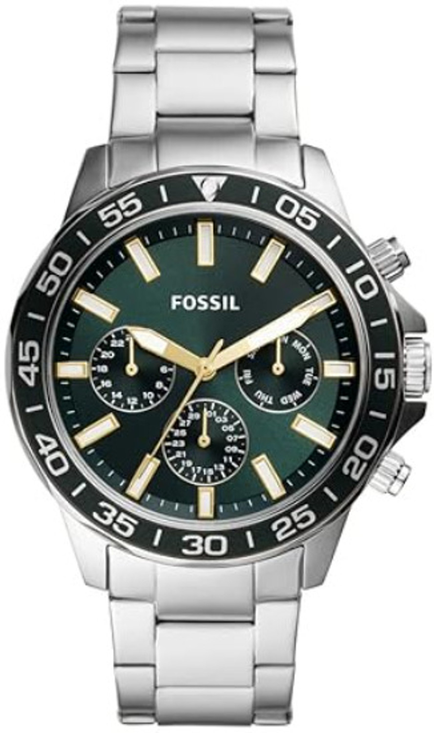 Image of Varsha Nano Glass for Fossil Analog White Dial Men's Watch-FS4795 Stainless Steel, Multicolor Strap (Pack of 2)