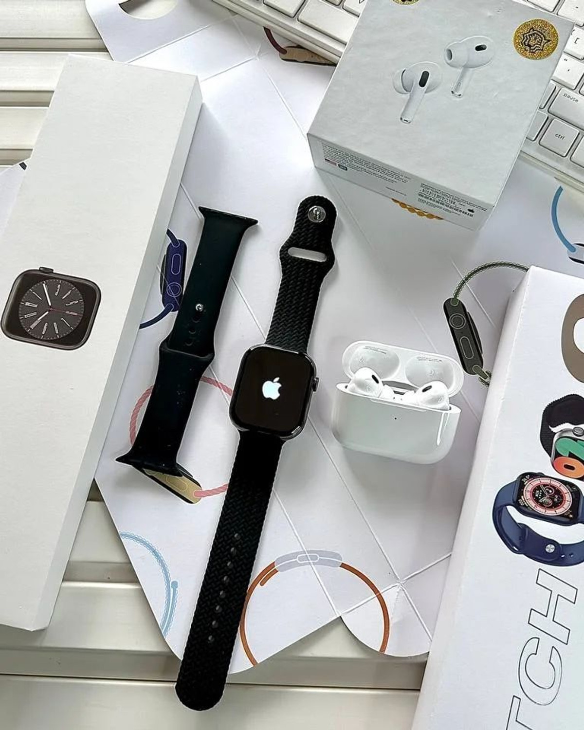 Image of ZoneAlpha S9 ULTRA Smartwatch (Orange Strap, medium)