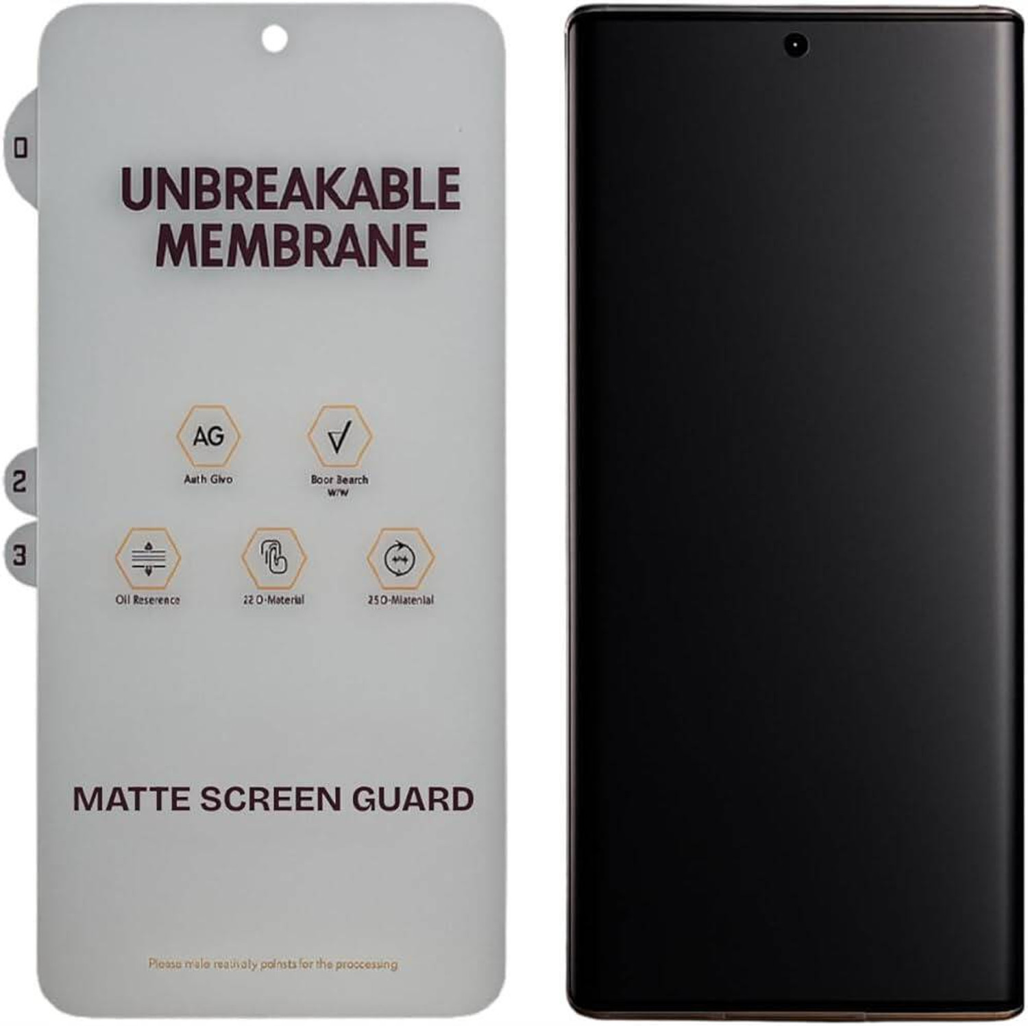 Image of ScreenEra Screen Guard for Google Pixel 9a Mobile - Matte Finish (Not a Tempered Glass) without Black Border (Pack of 1)