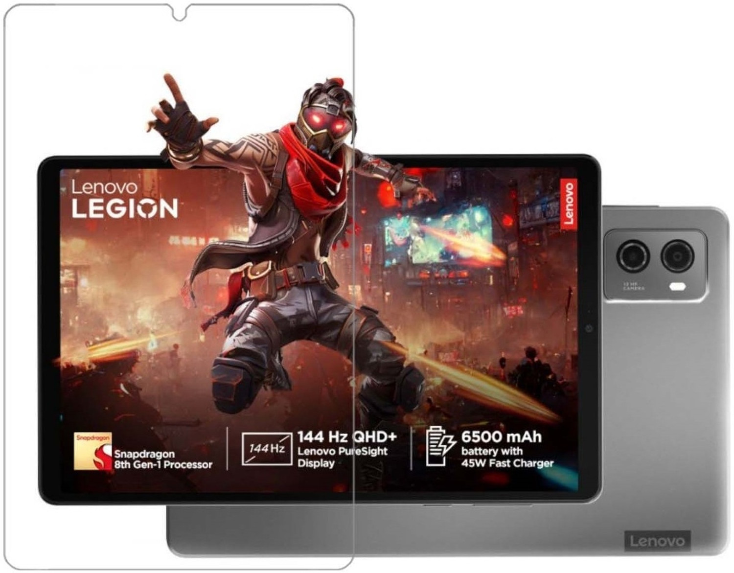 Image of Flipkart SmartBuy Tempered Glass Guard for Lenovo Legion 8.8 inch (Pack of 1)