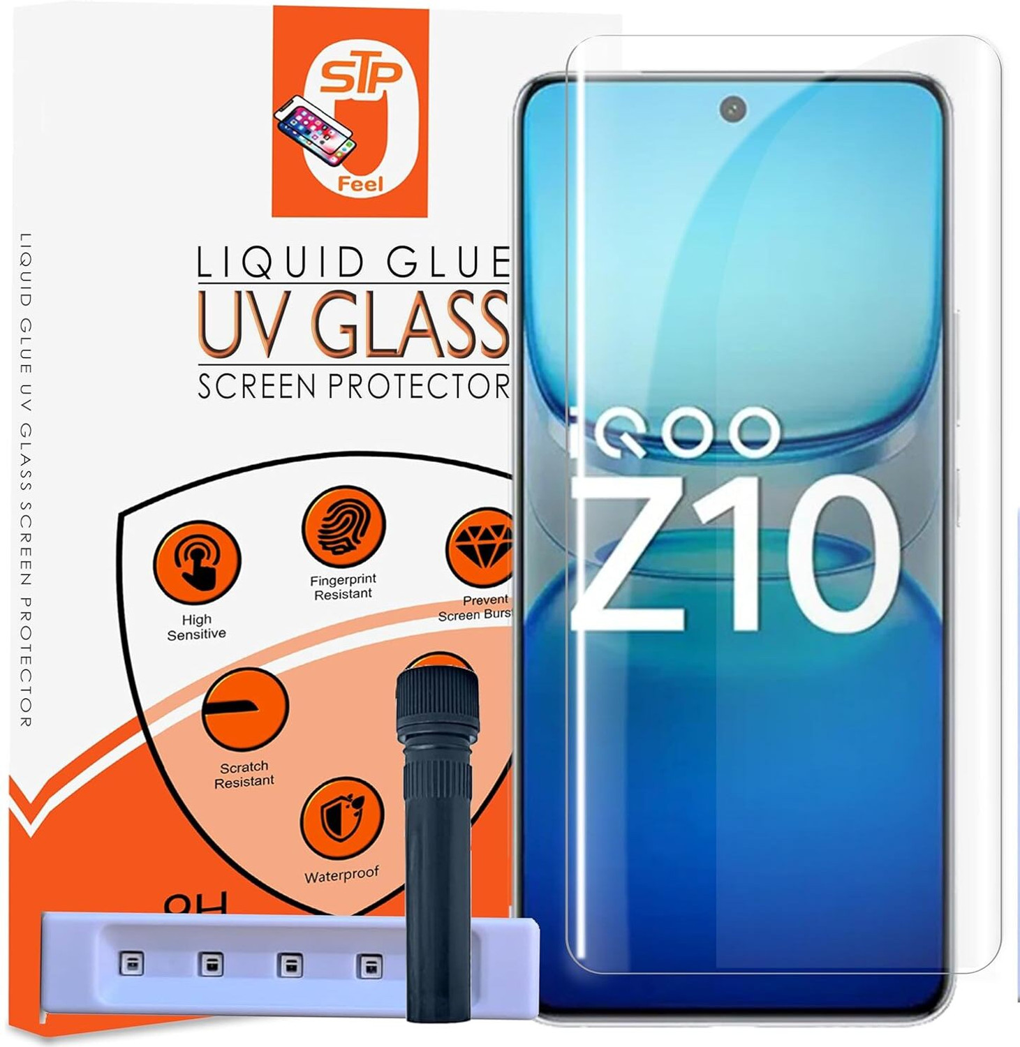 Image of SDH PROTECT Edge To Edge Screen Guard for IQOO Z10 5G, Self Healing Unbreakable Membrane Full Coverage with Easy Installation Kit-Clear (Not a Tempered Glass) (Pack of 1)
