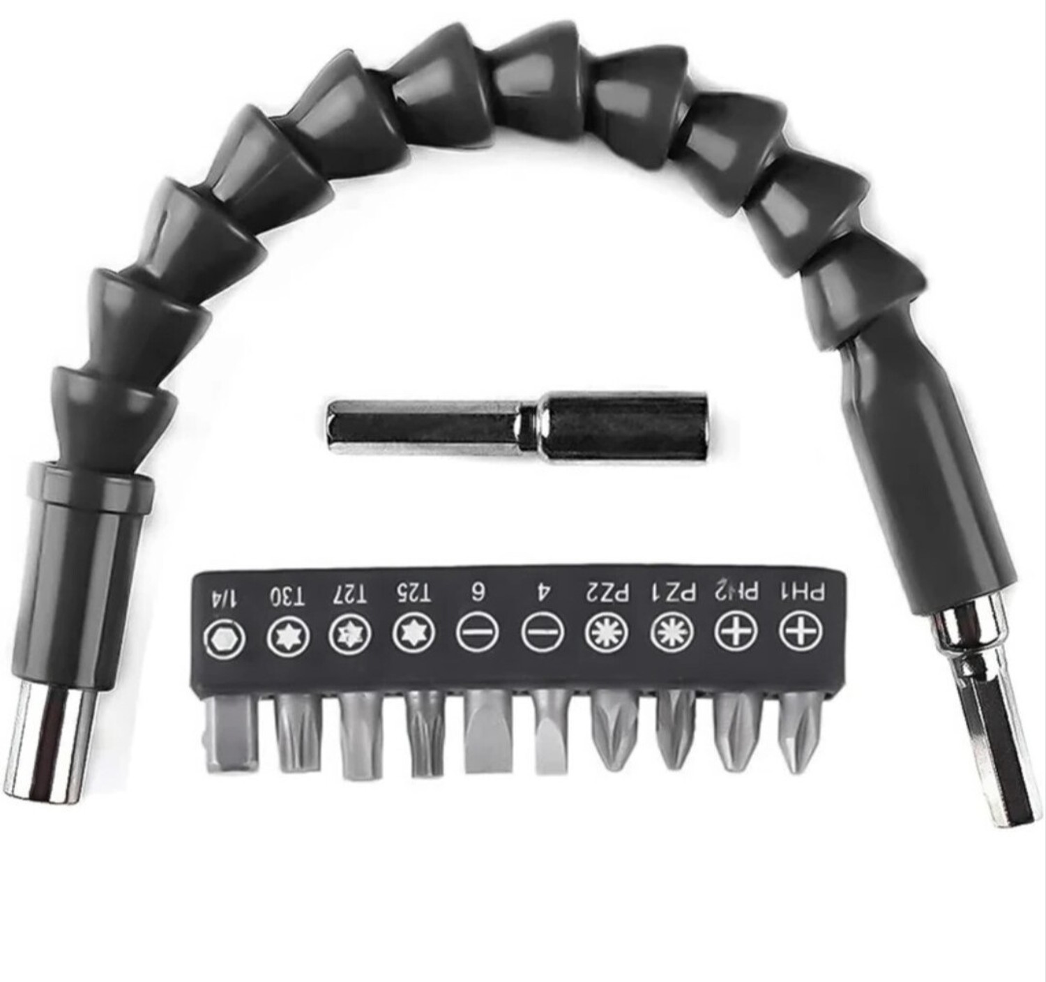 Image of YATUCREATION Multipurpose Hand Tools Kit for Home, Garage, Electronics & DIY Repair 24 pcs T Shape Screwdriver Set Batch Head Ratchet Pawl Socket Screwdriver Bit Set