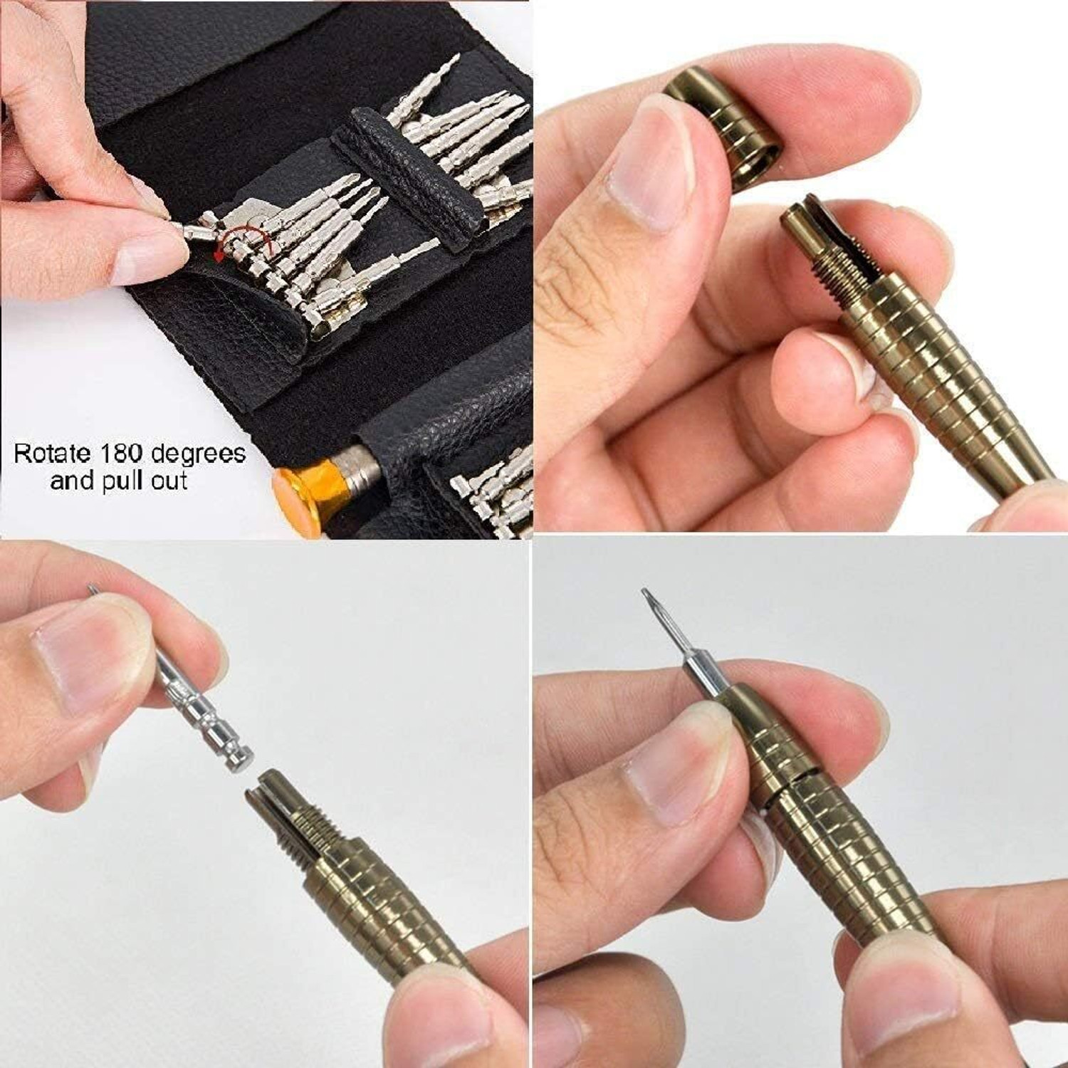 Image of KEFNCLE Screwdriver Tool Set Kit Mobile Repair Precision Screwdriver Set (Pack of 25)