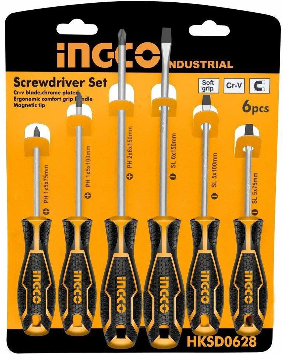 Image of INGCO 47PCS /SET T-Handle Wrench Screwdriver Set HKSDB0478 Ratchet Screwdriver Set (Pack of 47)