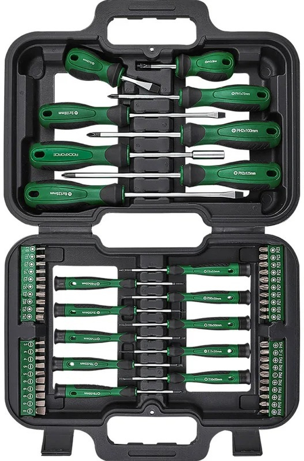 Image of ROCKFORCE Screwdriver & Bit Set - Multi-Purpose Precision Tool Kit | Professional kit Combination Screwdriver Set (Pack of 58)