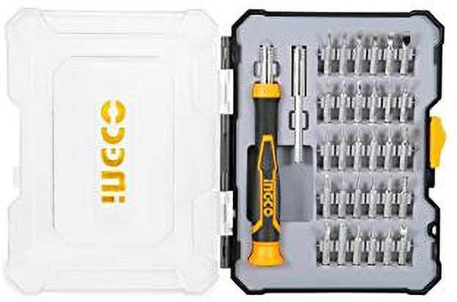 Image of INGCO 47PCS /SET T-Handle Wrench Screwdriver Set HKSDB0478 Ratchet Screwdriver Set (Pack of 47)