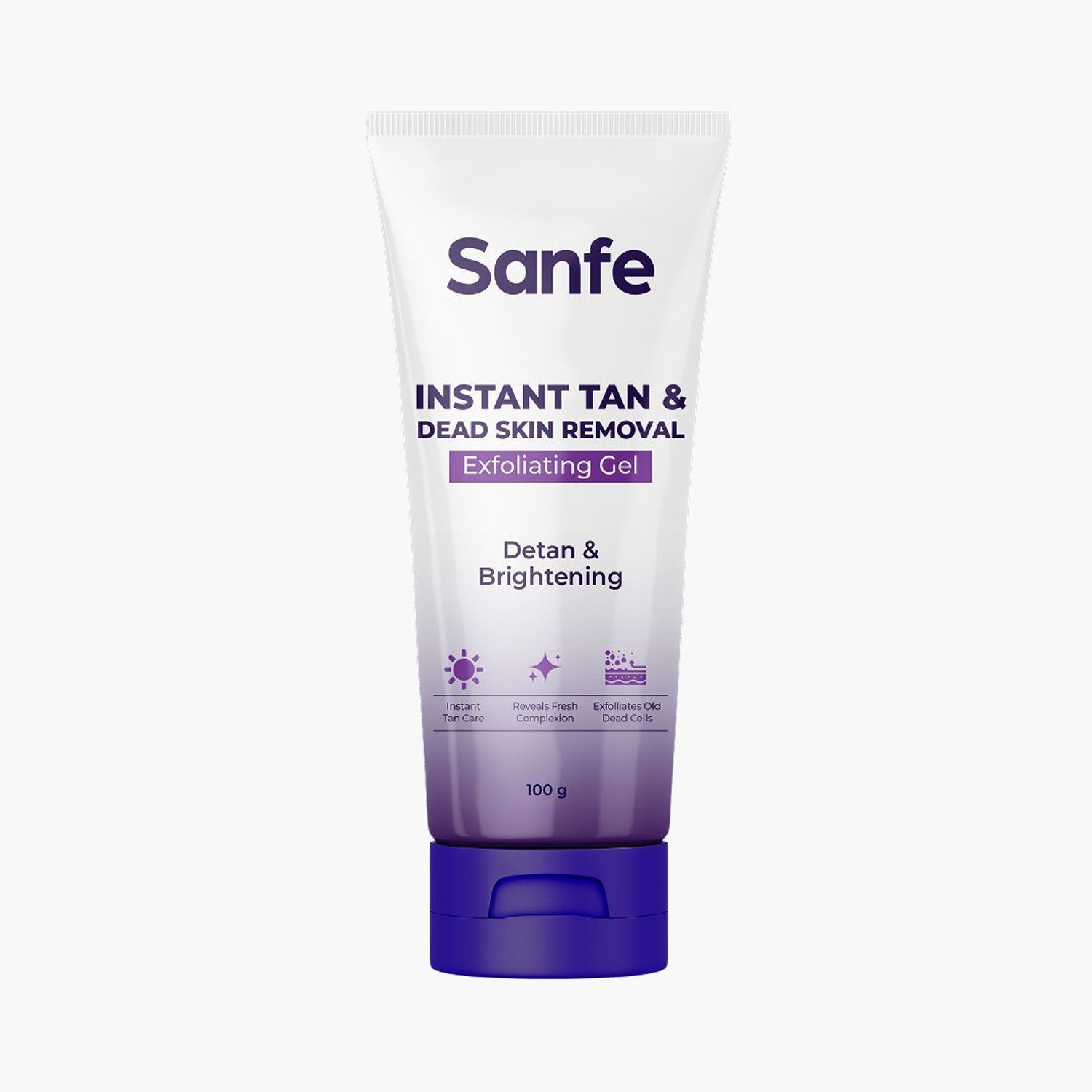 Sanfe Instant Tan & Dead Skin Removal Exfoliating Gel & Scrub - Image 6