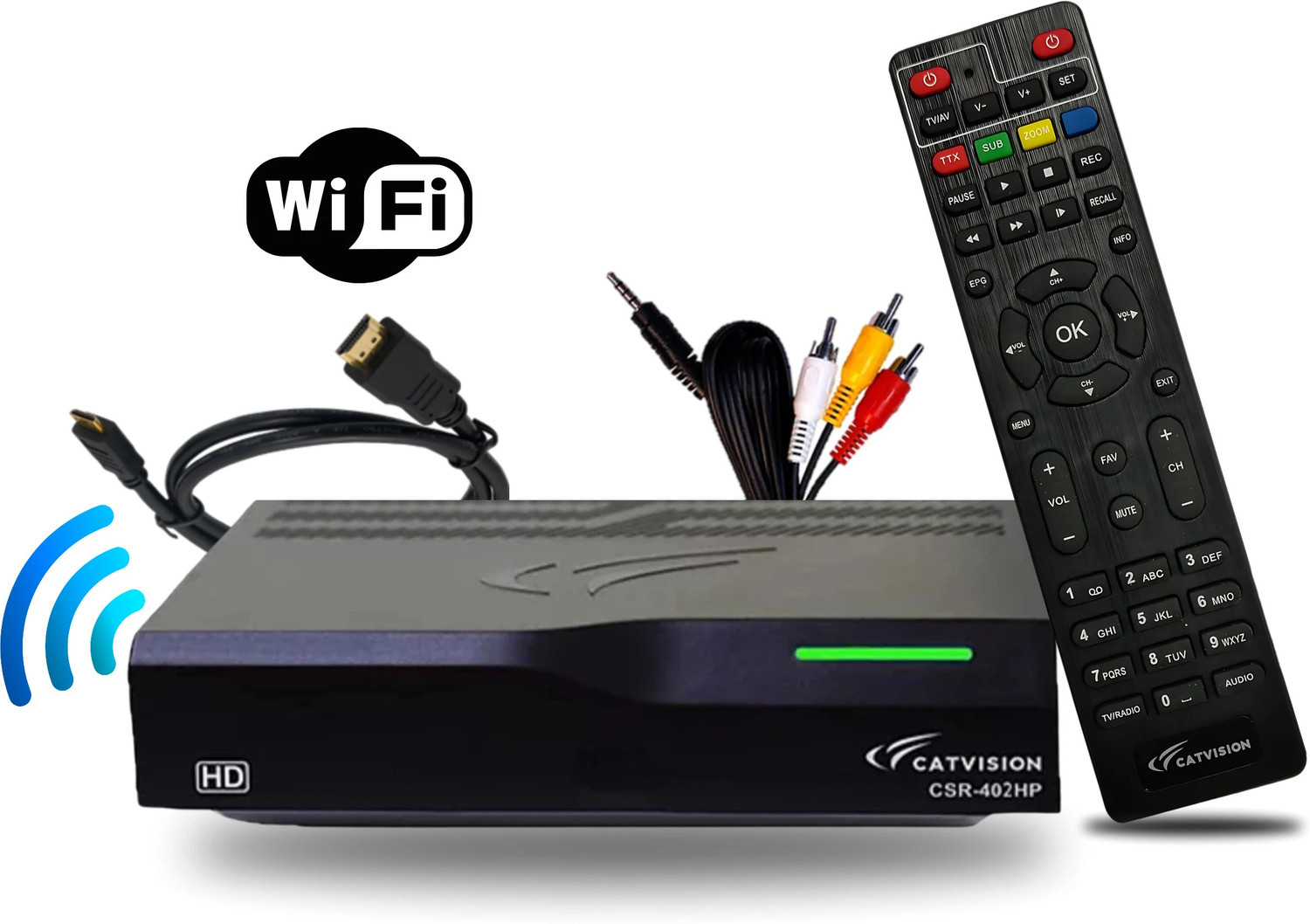 Image of FXI DVB 320 DTH MPEG-2 Free To Air DD Free Dish Channels Digital Set Top Box Media Streaming Device (Black)