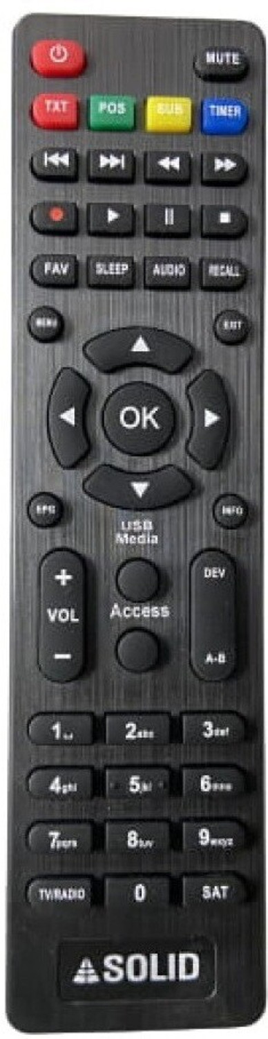 Image of FXI DVB 320 DTH MPEG-2 Free To Air DD Free Dish Channels Digital Set Top Box Media Streaming Device (Black)