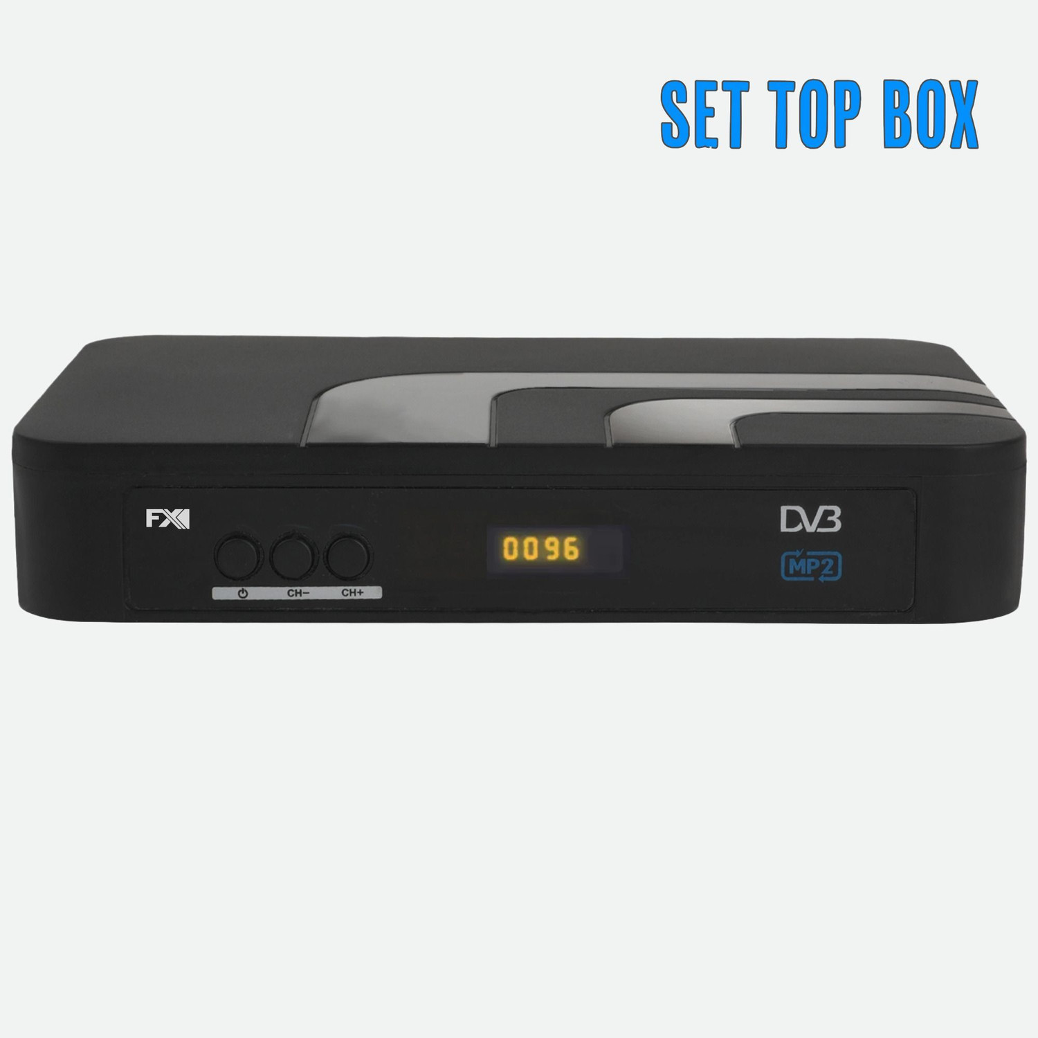 Image of FXI DVB 320 DTH MPEG-2 Free To Air DD Free Dish Channels Digital Set Top Box Media Streaming Device (Black)