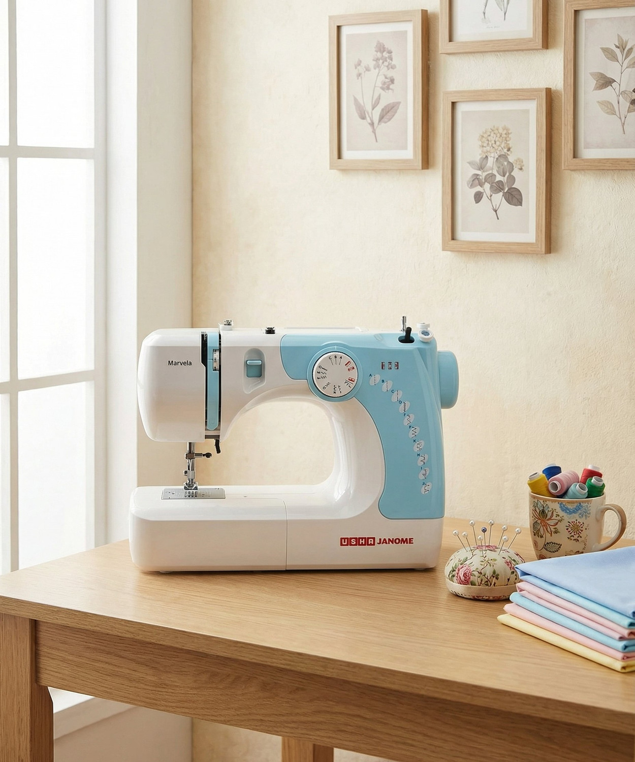 Image of REVO Bag Closer Sewing Machine - Single Needle, Single Thread DA Electric Sewing Machine 1800 built-in stitches 1600 spm Grey, Golden