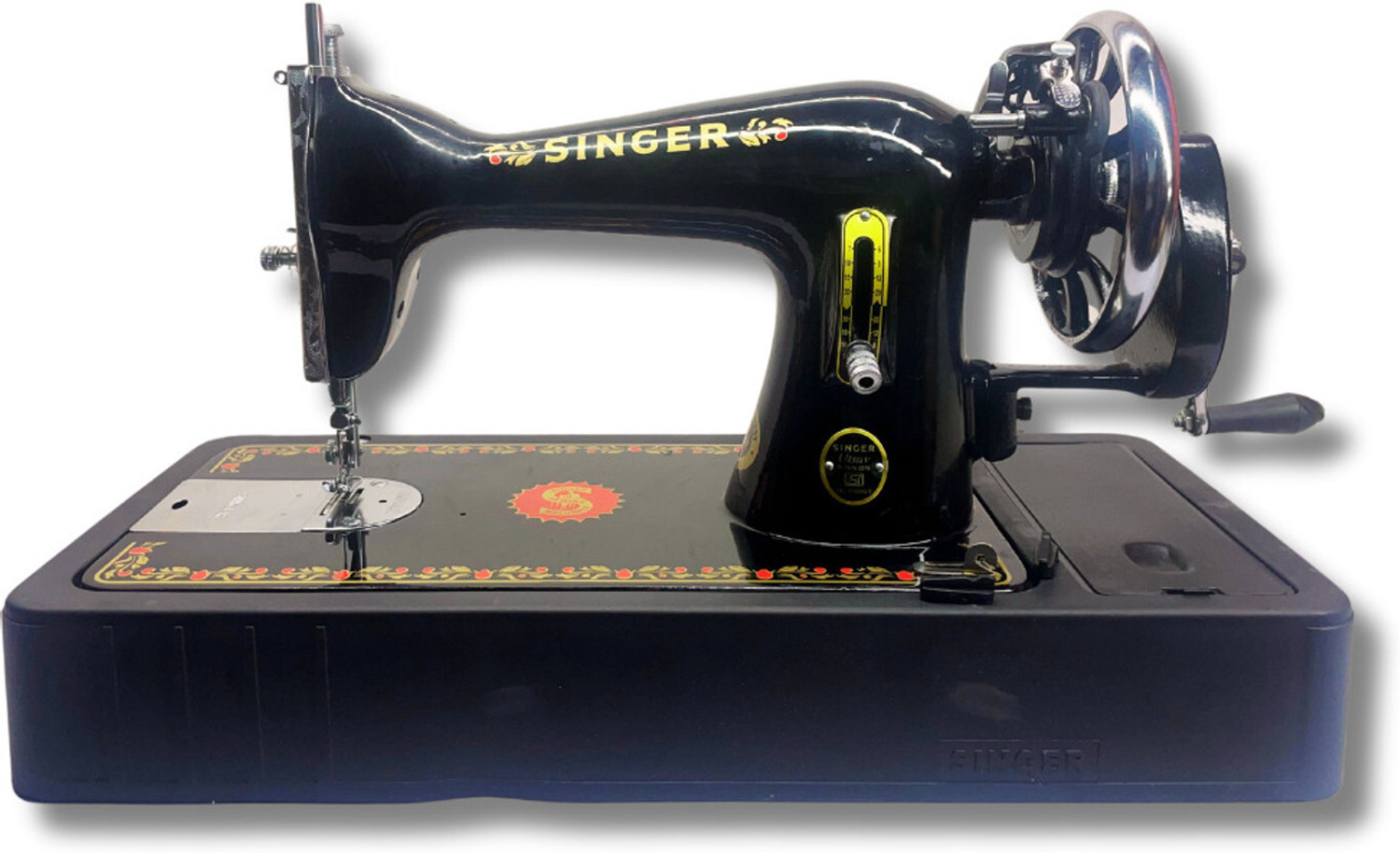 Image of SINGER Utsav Composite SPM 850 Manual Sewing Machine 1 built-in stitches 850 SPM 1 Warranty Black