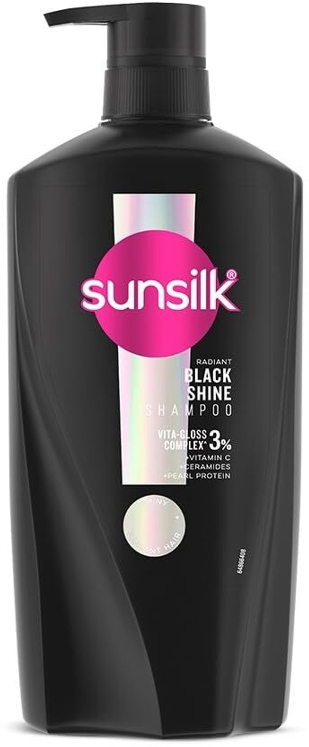 Image of SUNSILK SUN-SILK Stunning Black Shine Shampoo (1000 ml)