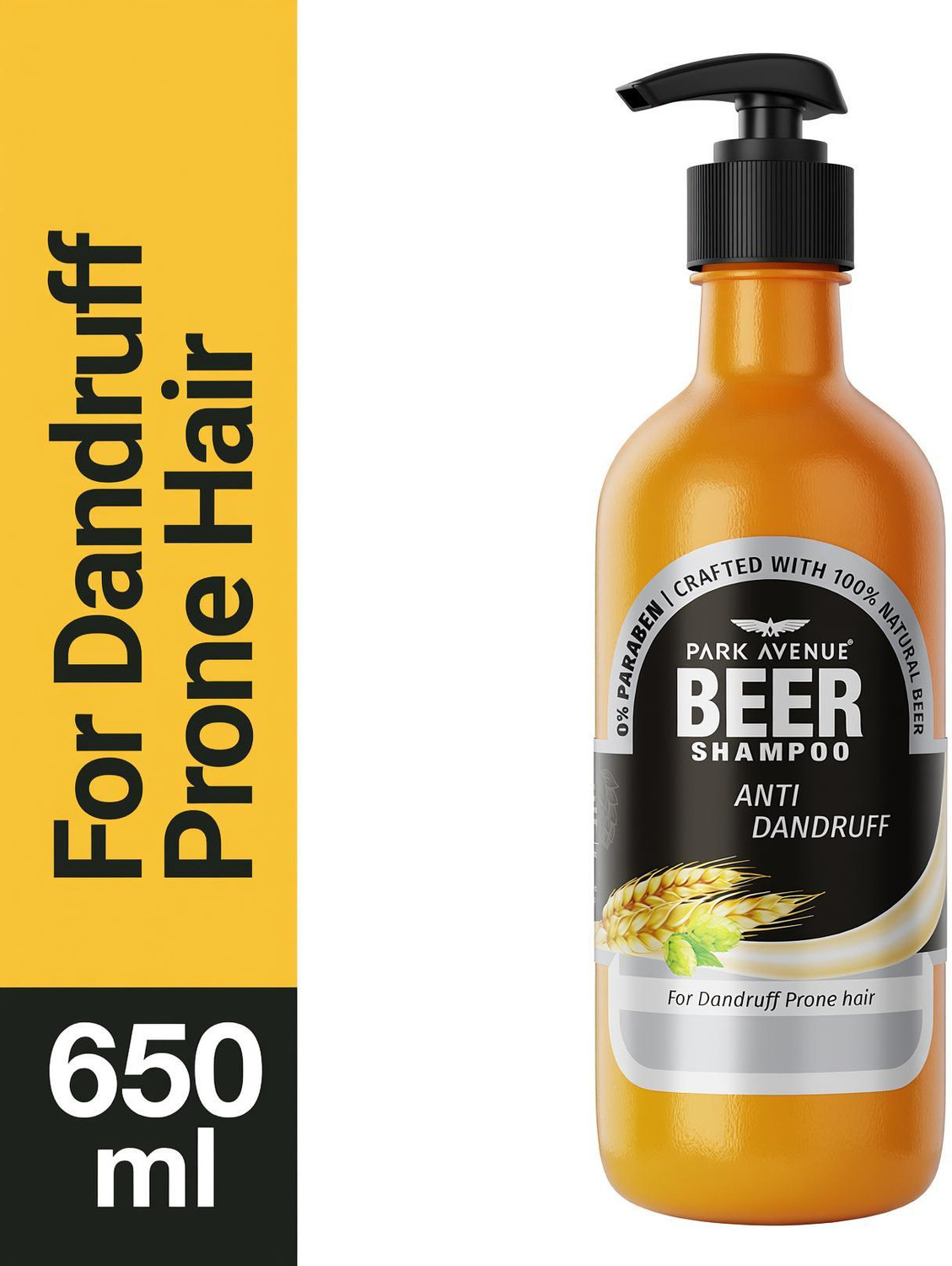 Image of PARK AVENUE Beer Shampoo Shiny & Bouncy (350 ml)