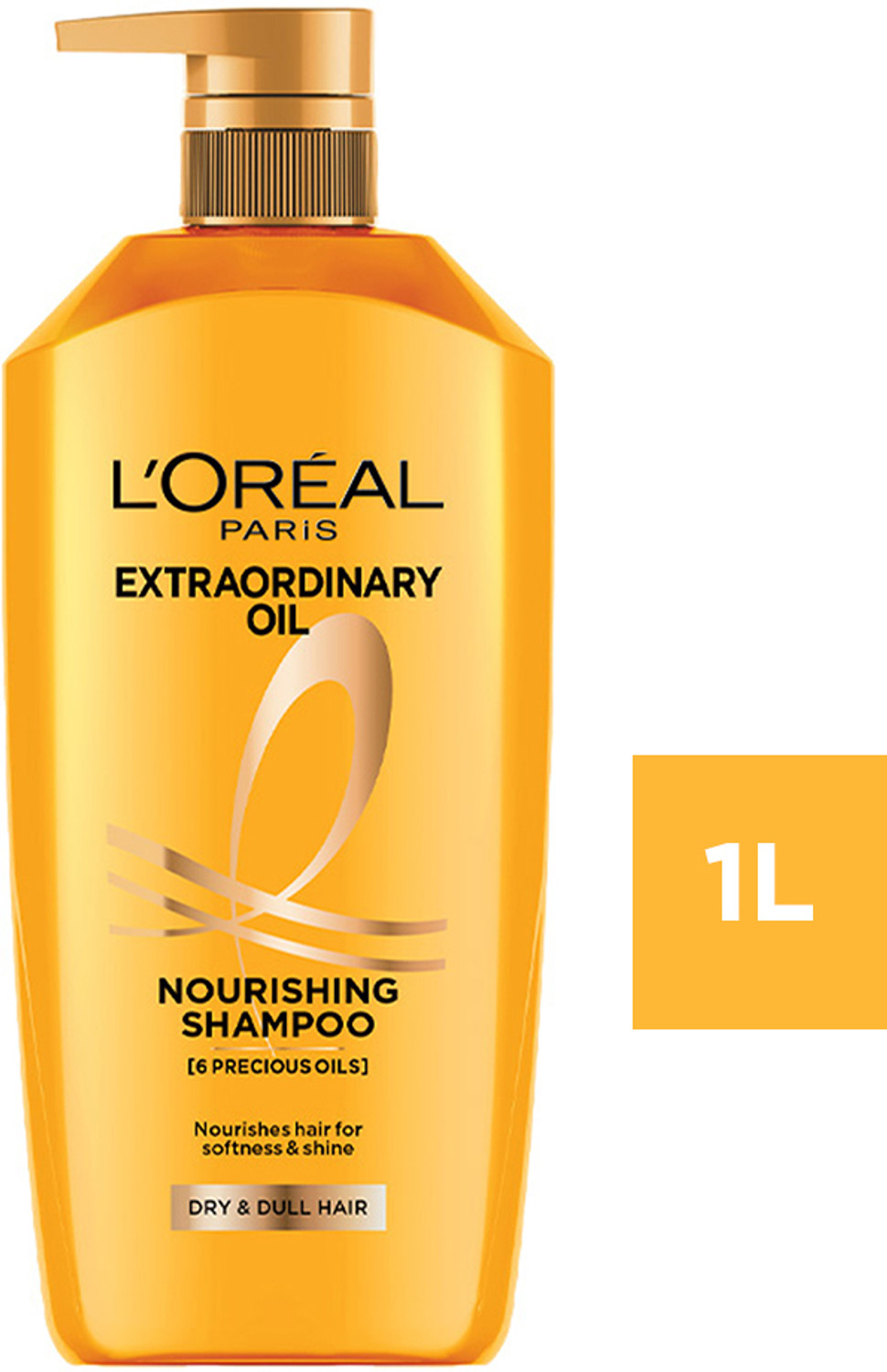 L'OrÃ©al Paris Extraordinary Oil Nourishing Shampoo For Dry & Dull Hair (1 L) - Image 1