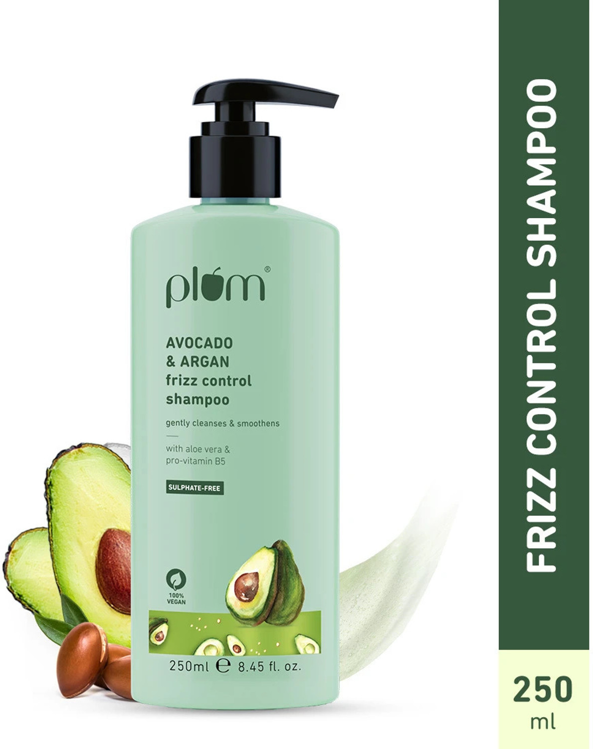 Image of Plum Hibiscus & Ceramides Long & Healthy Smoothing Shampoo, SLS free (75 ml)