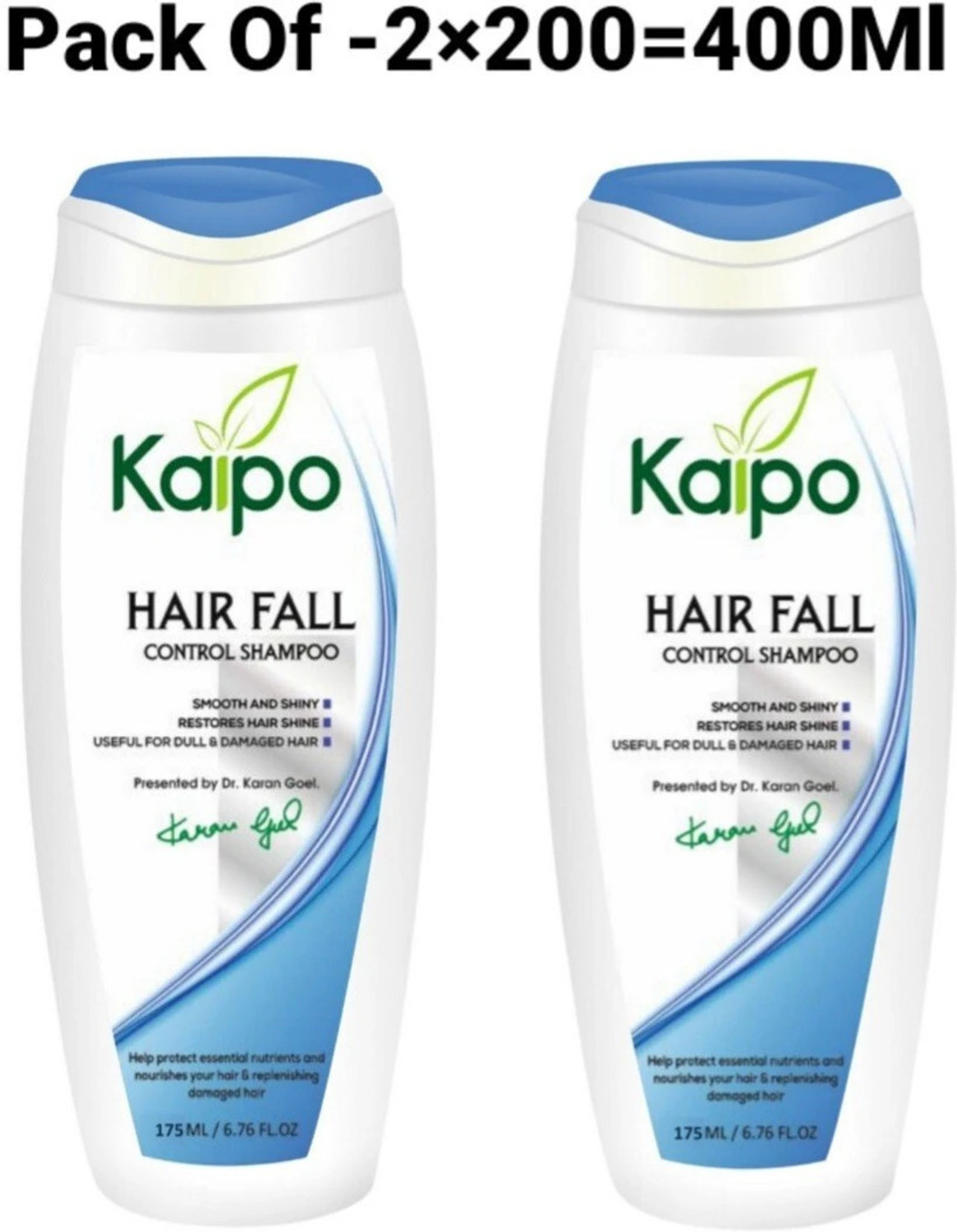 Image of KAIPO Onion Shampoo With Conditioner For Hair Fall Control & Hair Growth 200X3=600ml (600 ml)