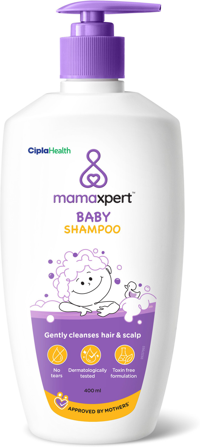 Image of Cipla Mamaxpert Baby Shampoo | Gently Cleanses Hair & Scalp (400 ml)