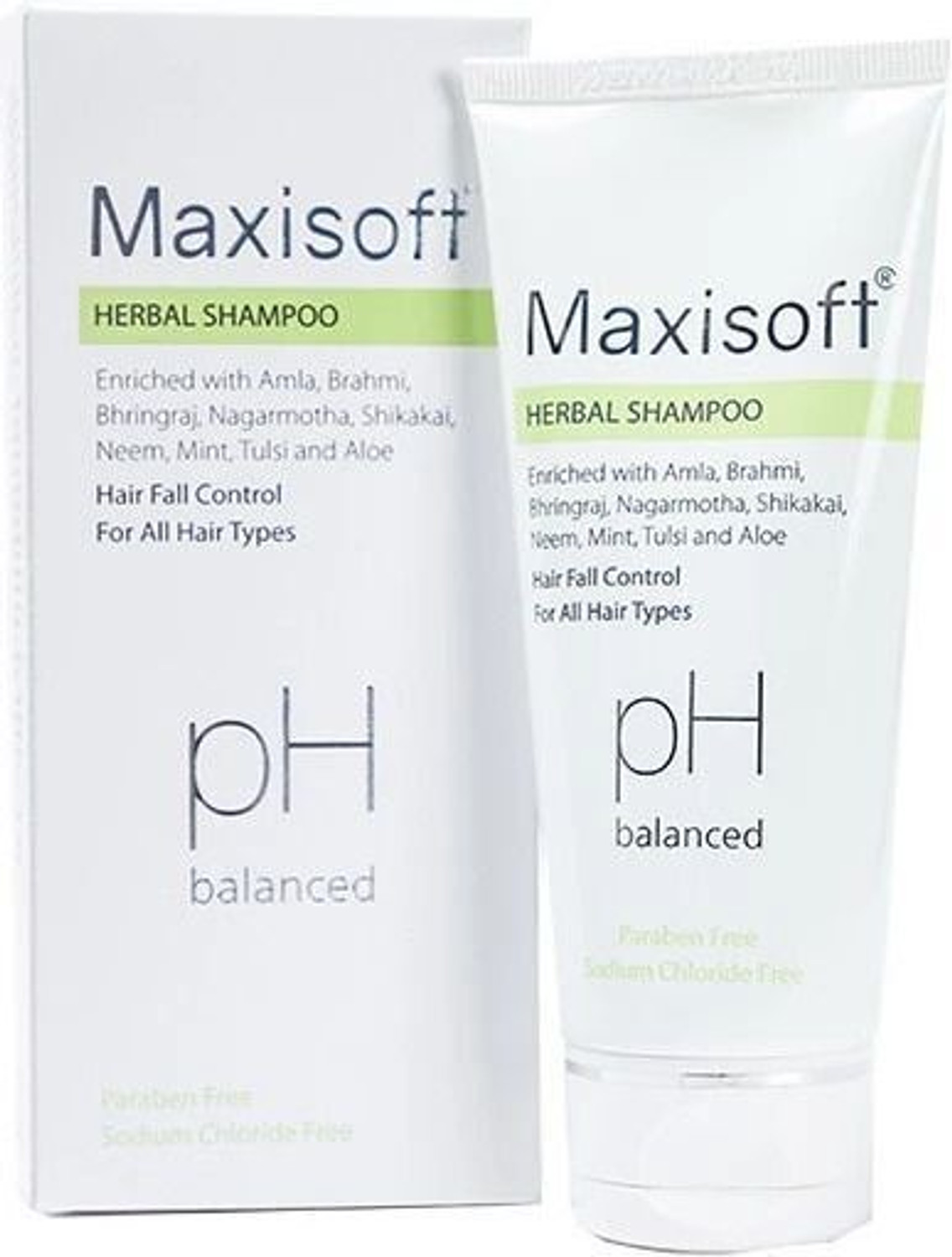 Maxisoft Herbal Shampoo 200ml - Image 1