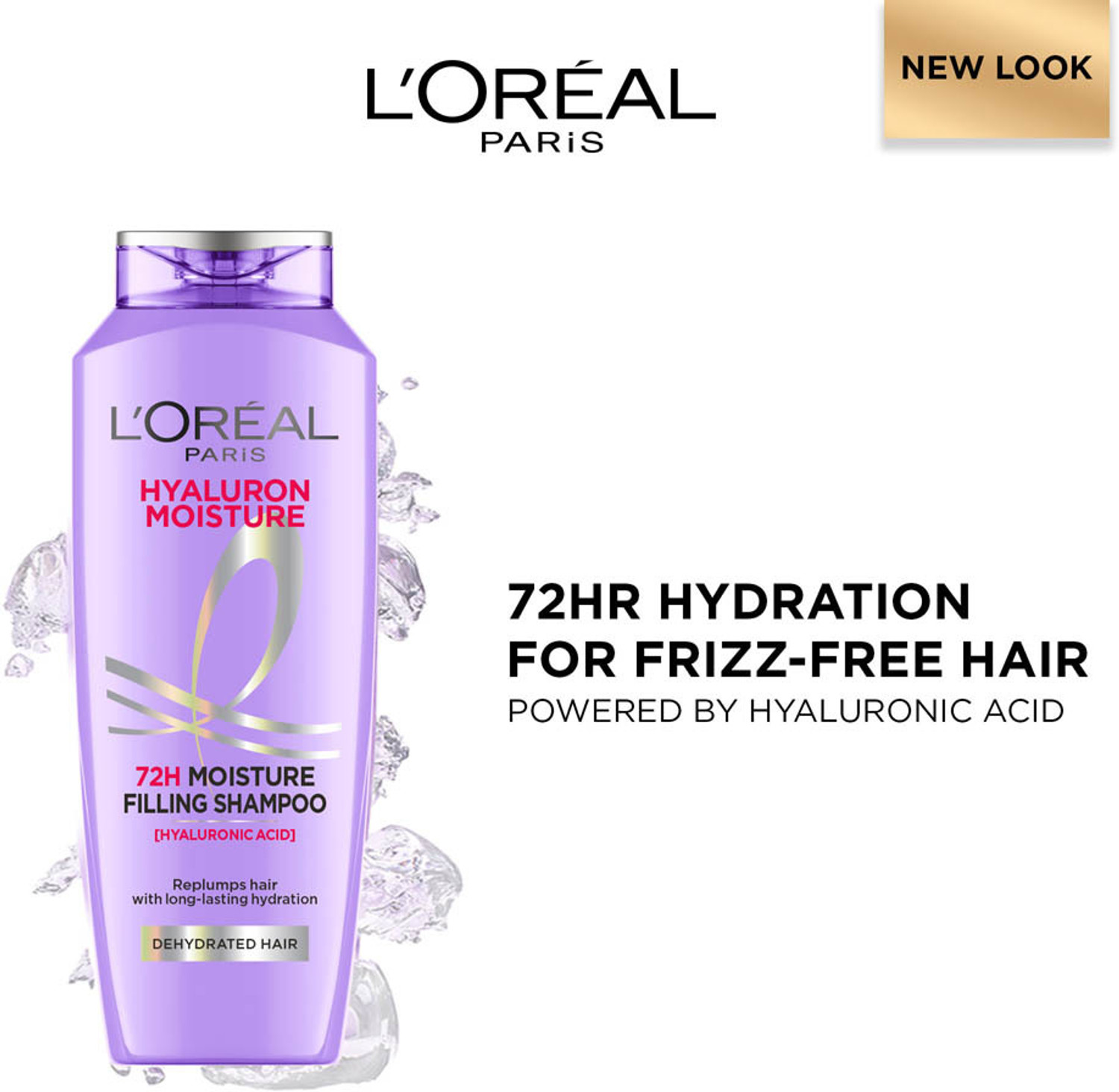 L'Oréal Paris Hyaluron Moisture 72H Shampoo 200ml - Image 1